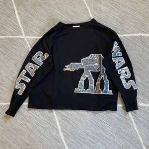 Disney Star Wars crop sweatshirt